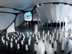 巴黎香奈儿流动艺术馆展厅装修图片